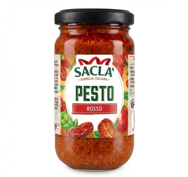 Pesto Rosso 180g – Sauce tomate italienne | Saclà