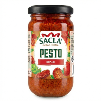 Pesto Rosso 180g – Sauce tomate italienne | Saclà