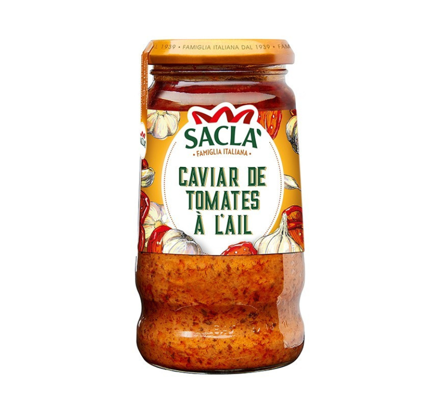 Caviar de tomates à l'ail 290gr Caviar de tomates à l'ail 290gr