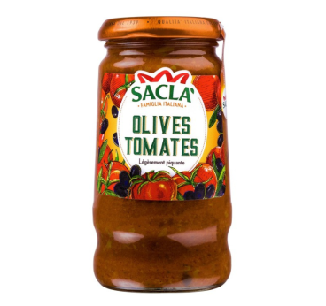 Sauce Olives & Tomates 290g – Recette italienne gourmande | Saclà
