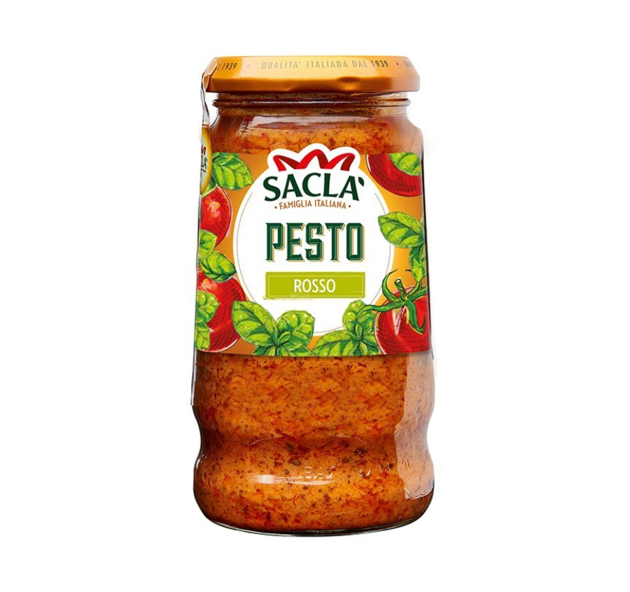 Pesto Rosso 290g – Pesto rouge italien format familial Saclà