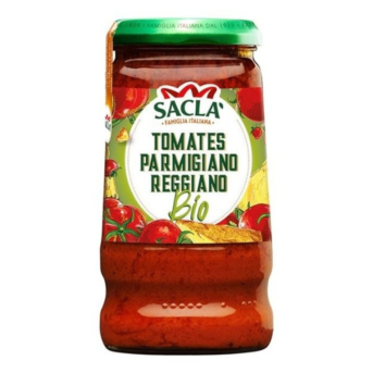 Sauce Tomates & Parmigiano Reggiano Bio 190g – Saclà