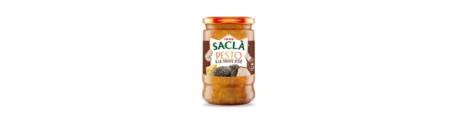 Sauces Premium Saclà – Pesto truffe & recettes fines