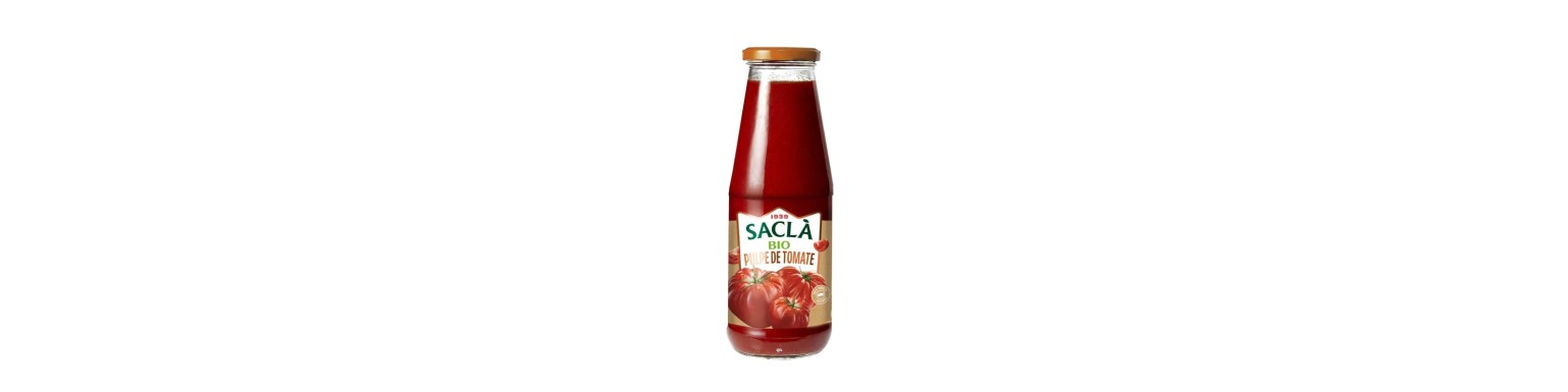 Bases tomatées Saclà – Pulpe & purée de tomates bio