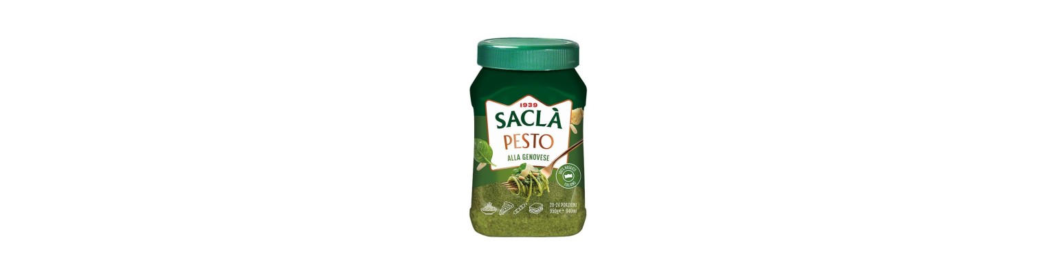Sauces gros formats Saclà – Passata, pesto, crèmes & plus