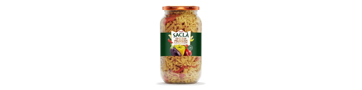 Légumes gros formats Saclà – Poivrons, aubergines & plus
