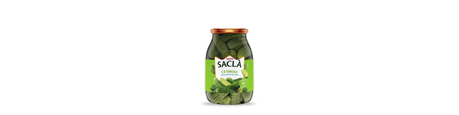 Condiments gros formats Saclà – Câpres, cornichons & plus
